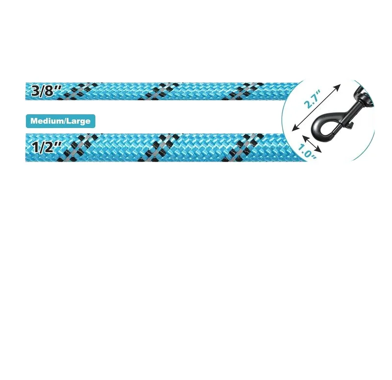 High Quality Nylon Pet Leash Durable Dog Outdoor Travel Collar Belt EVA Handle Pet Supplies For Puppy Training Running Walking