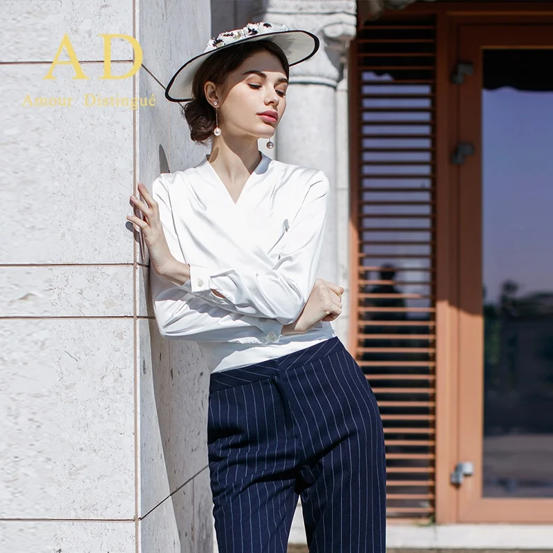 2024 fashion elegant blouse et chemises pour femmes blouses lady women blouses  in stock OEM  ODM small batch production