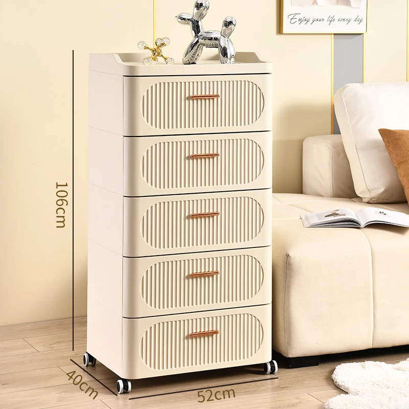 8006-5 Fast shipping 5 layers baby adult bedroom plastic storage drawer cabinet