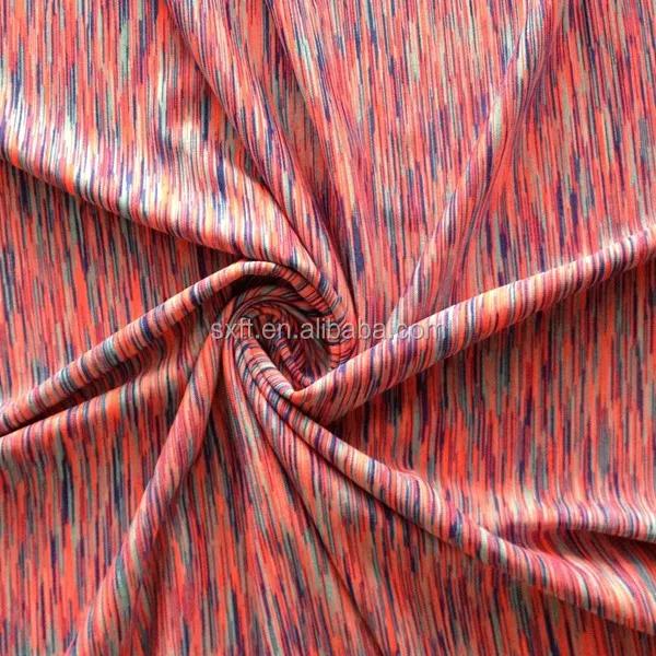 Трикотажная ткань с космической краской высокого качества из 85% полиэстера и 15% спандекса