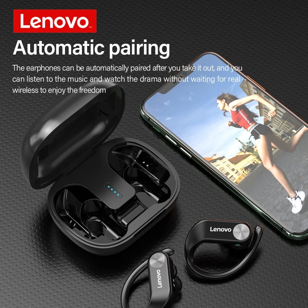 Lenovo Livepods Lp7 TWS Stereo Headphones Gaming Headset Waterproof Earbuds Wireless Earphone Lenovo Lp7