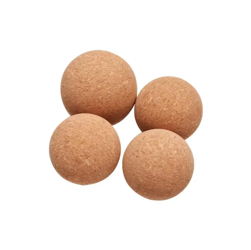 Customized Logo Small Yoga Ball Cork Yoga Massage Ball For Massage