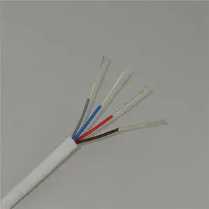 MICC 4 cores red and 2 cores white PT100-TEF/TEF-6*7/0.2 Flexible heat resistant insulation for electrical wire