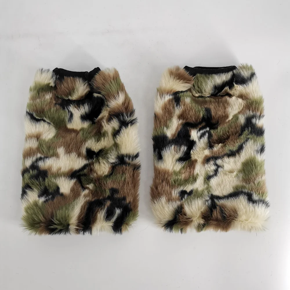 
Leg Warmers Winter camouflage pattern imitation fur carnival party leg warmers adult 