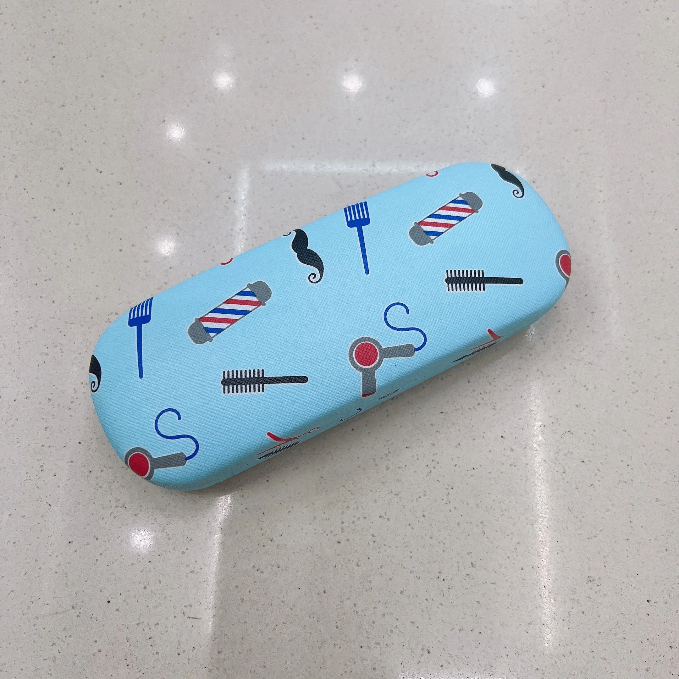 Custom pattern With imprint Logo  Custom Logo Barber Scissors Comb Kids Eyeglasses Case Cheap Good Quality Glasses Packaging Box