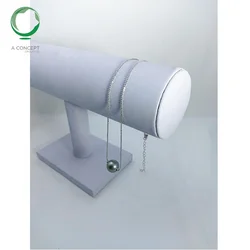 Ожерелье из серебра 925 пробы с блестящим серым/темным жемчугом P005N090, 10-11 мм, Длина Таити, 40 см + 5 см, удлинитель, жемчуг Таити