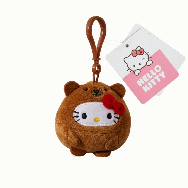 Cute Kitty Mini Plush toys Hello KT Cat Bag Key Pendant Doll Cute Keychain Plush
