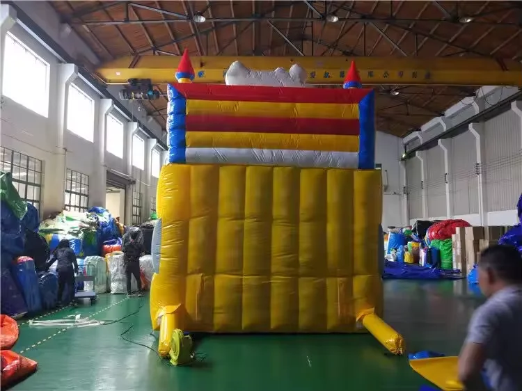 Commercial PVC Inflatable Slide Backyard Party Hot Summer Fun Climbing Inflatable Dry Slide Combo For Kids