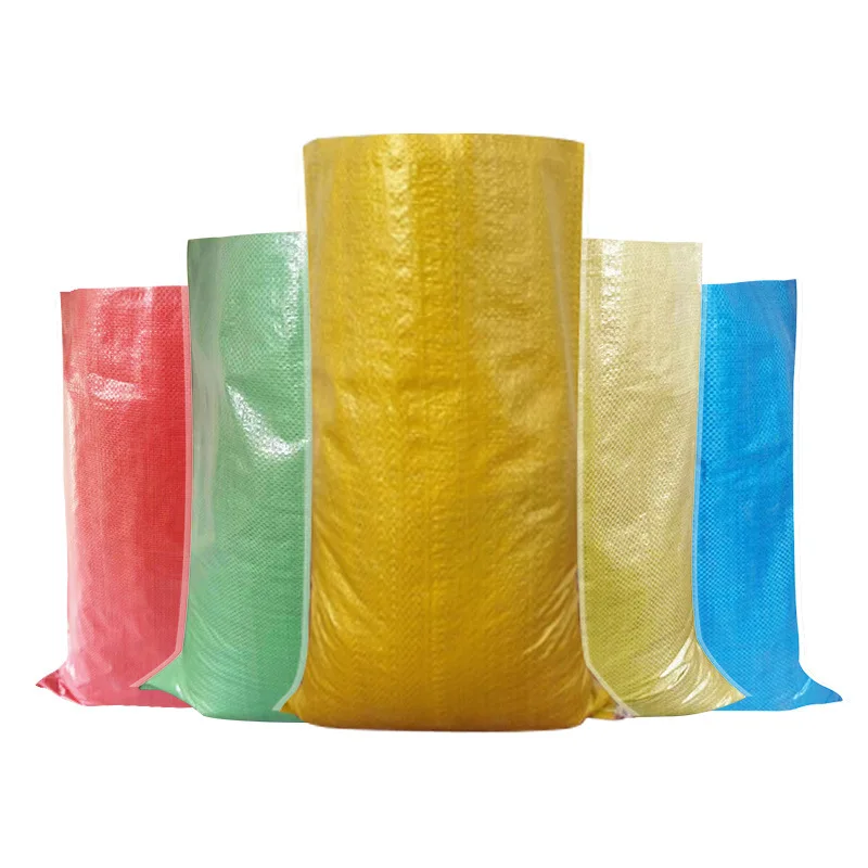 Factory Price 50kg PP Woven Bag New Material for Packaging Seeds Grain Rice Flour Moisture Proof Industrial Use