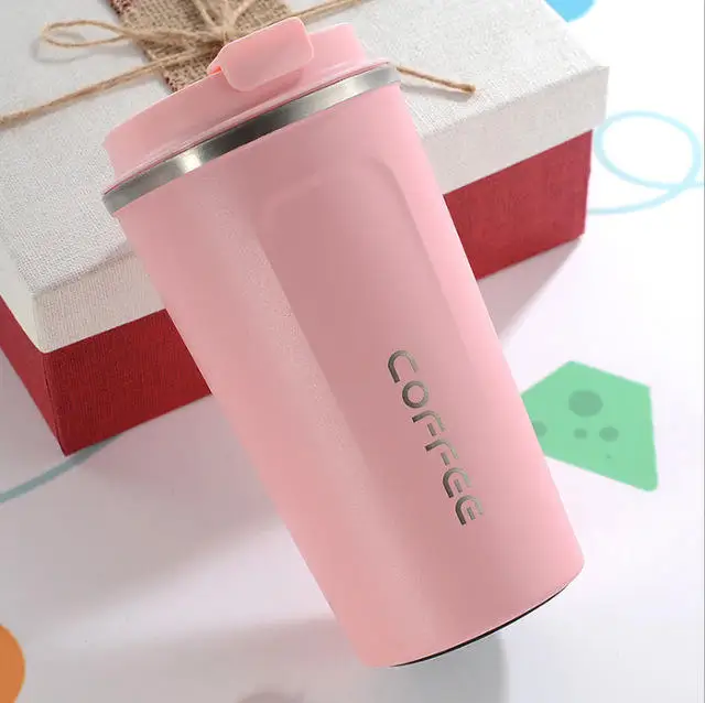 Best Selling Products In Factory Stainless Steel Insulated Leak Proof plastic Lid Thermal Coffee Mug Powder coated tumbler Cup