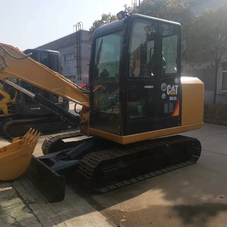 CAT305.5E подержанный экскаватор 5 20 тонн мини гидравлический гусеничный CAT306 307 308 Подержанные экскаваторы б/у распродажа