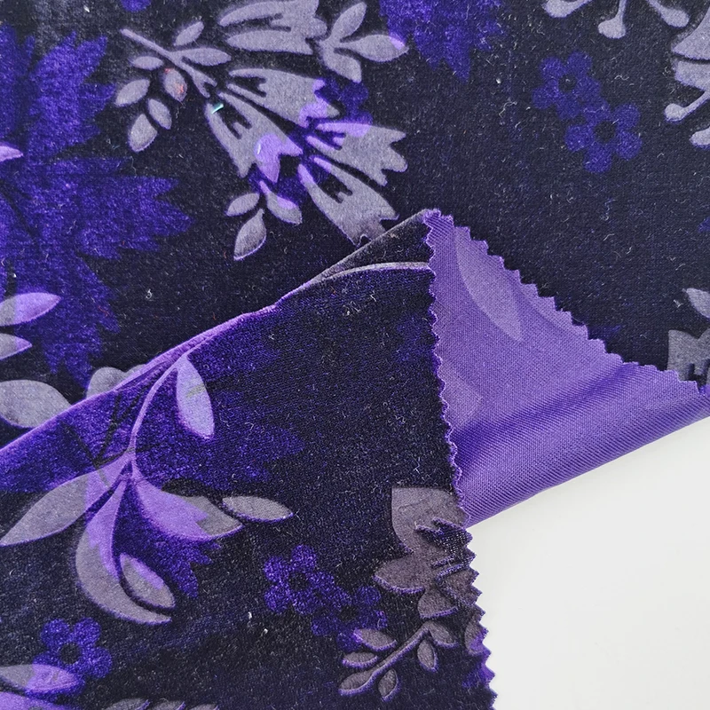 high quality soft hand feeling 100%polyester knitted crystal baby toy super velvet fabric sleepwear