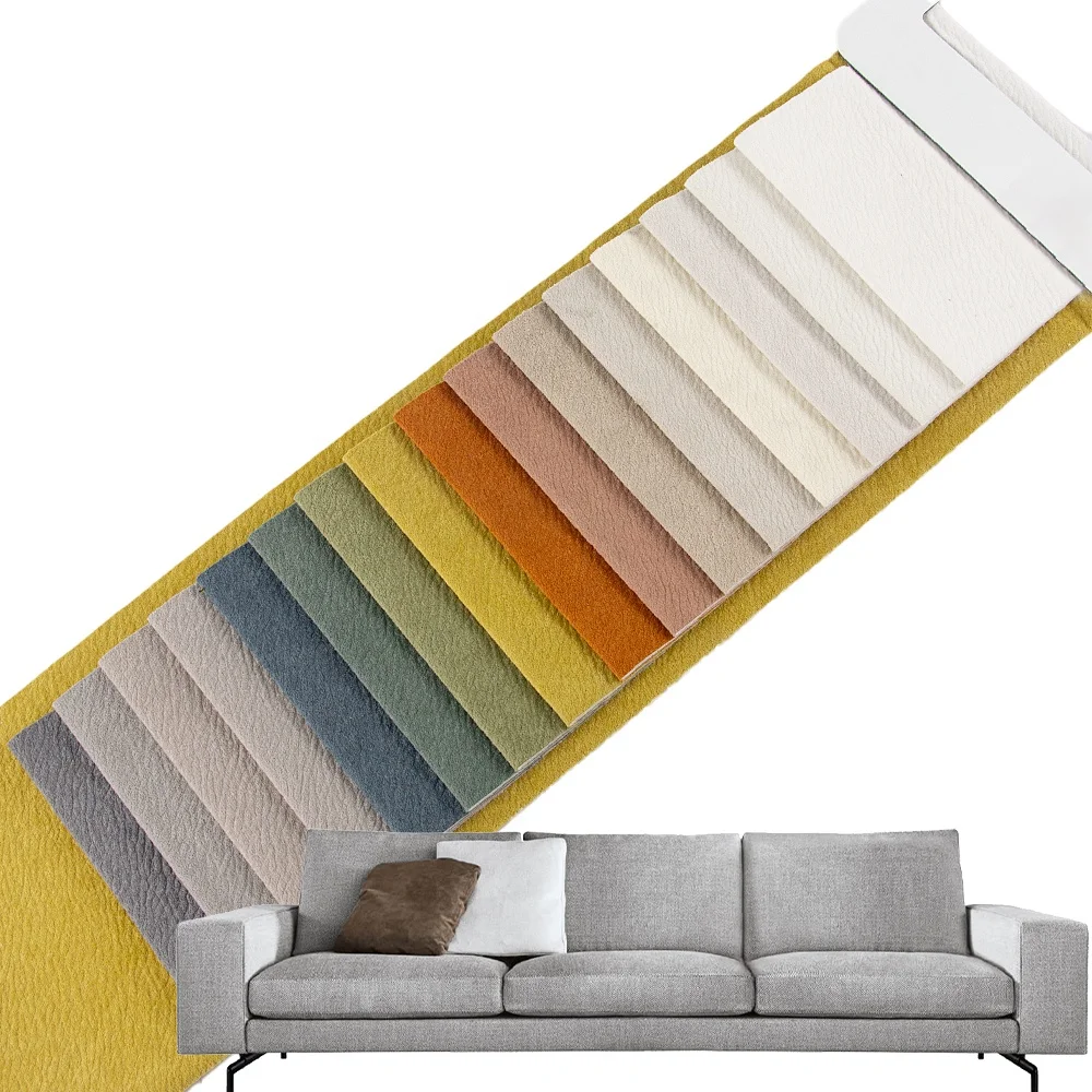 Wholesale furniture fabric with   normal water proof emboss snow soft velvet  Multi-Colors Design Polyester  For sofa fabric