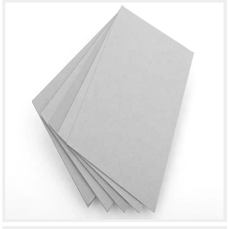 Wholesale 20 years professional China factory grey corrugated cardboard paper Grey Paper Board 0.5mm - 4mm Thickness