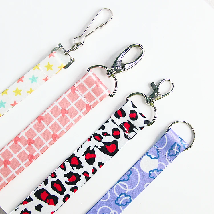 Polyester Custom Keychain Lanyard badge holder with  Logo Printing Promotional Lanyard