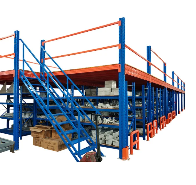 Полка для хранения чердака из стального материала Съемная легкая в сборке полка платформа