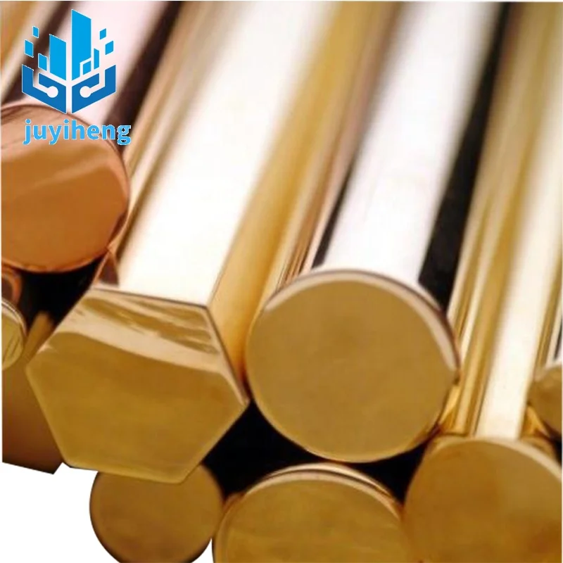 High Quality Solid C24000 C26000 Pure Brass Copper Square Round Bar Brass Rod