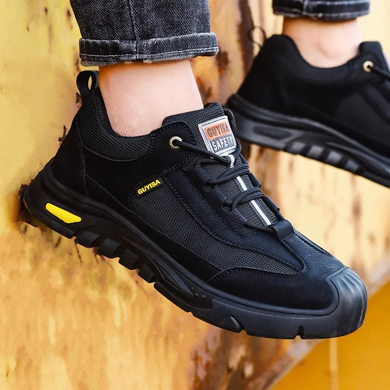 GUYISA Industrial safety shoes can accept custom steel toe safety shoes