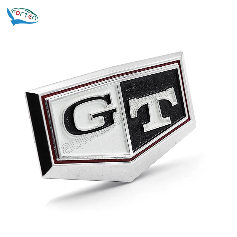 Customized Chrome Car Logo Auto Parts Sticker Car Exterior Accessories 3D Decal Nameplate Car Emblem Badge For GT SKYLINE