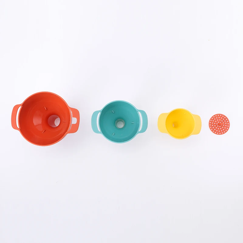 Hot Sales Funnels Set Oil Funnel Strainer Kitchen Tools Oil Water Spices Wine Flask Filter Funnel Plastic Kitchen Accessories