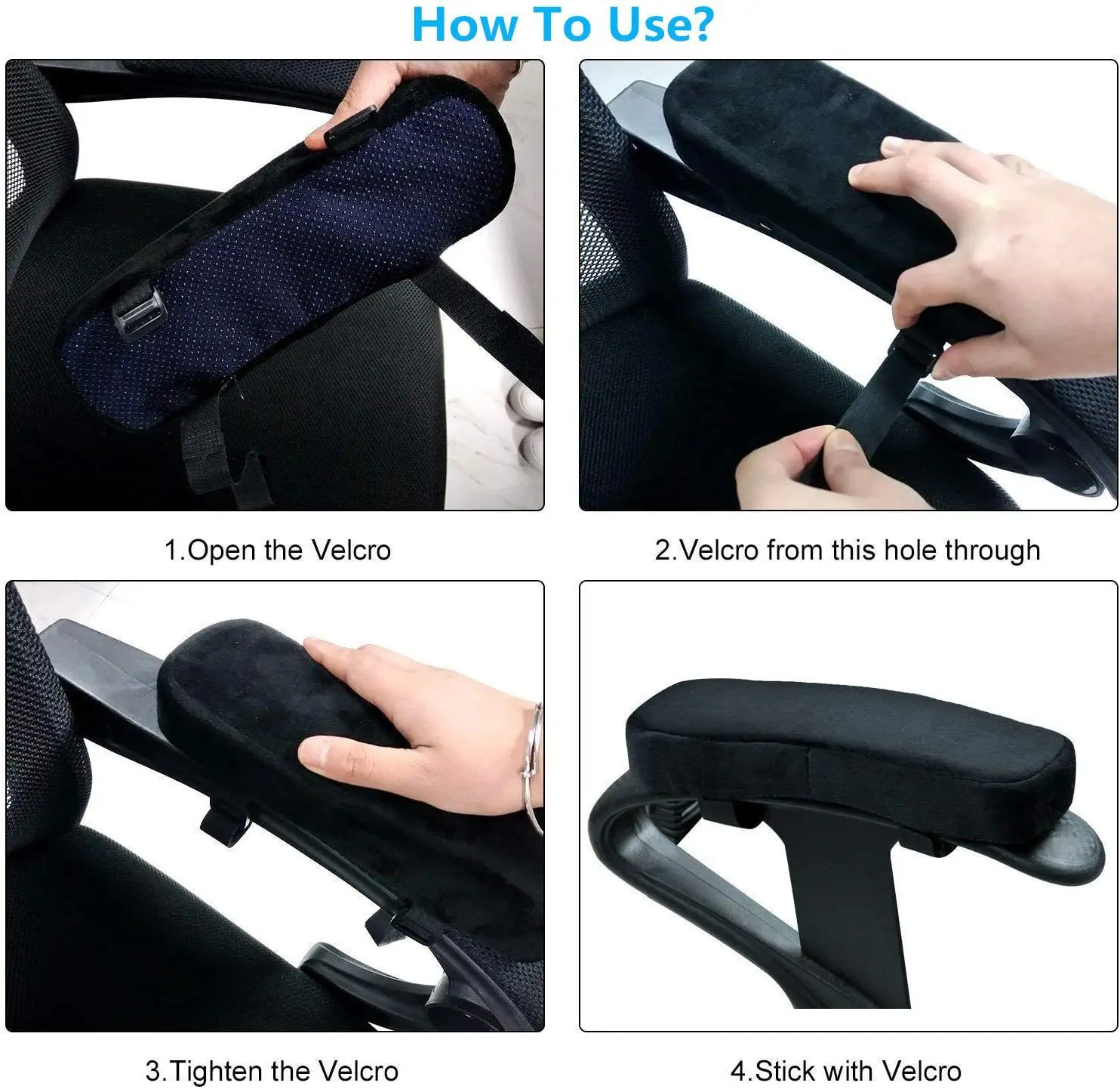 Removable And Washable Cover Foam Armrest Pad armrest foam pads armrest for office chairs