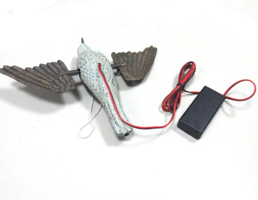 Electric Bird Outdoor Realistic Feather Simulation Bird Hunting Bait Bird Engine Hunting Crow Decoy