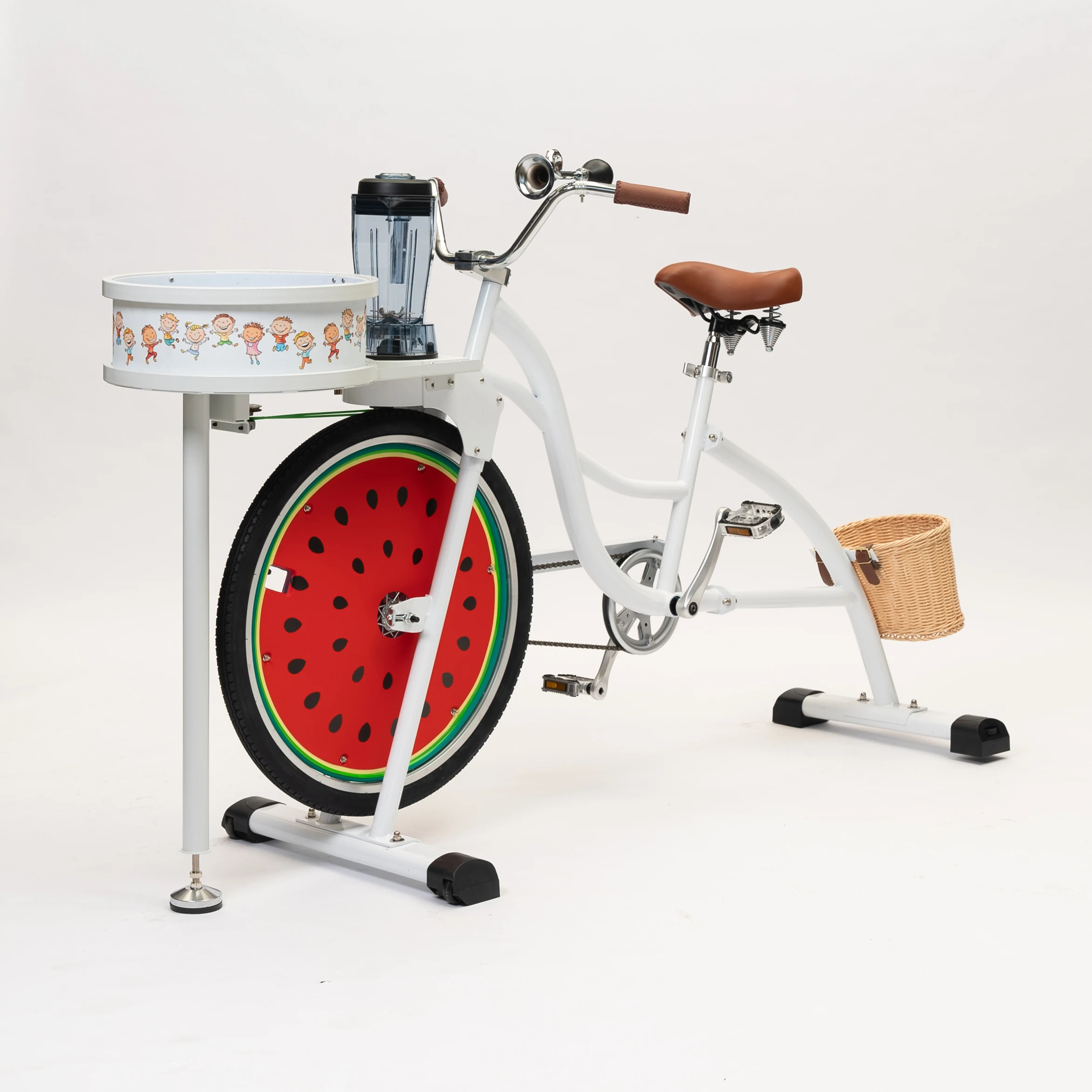 EXI Hybrid Bike Smoothie Blender Juicer Adult Party Cycle Amusement Aluminum Alloy Spinning Art commercial smoothie blender bike