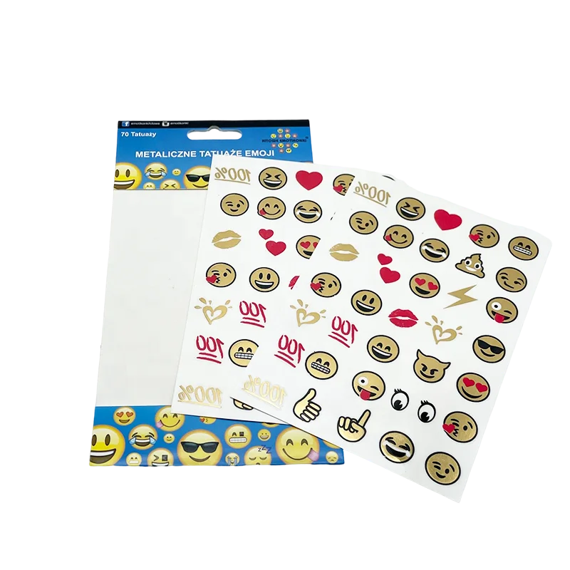 Custom Metaliczne Good Mood  Temporary Tattoo Sticker Other Stickers Product