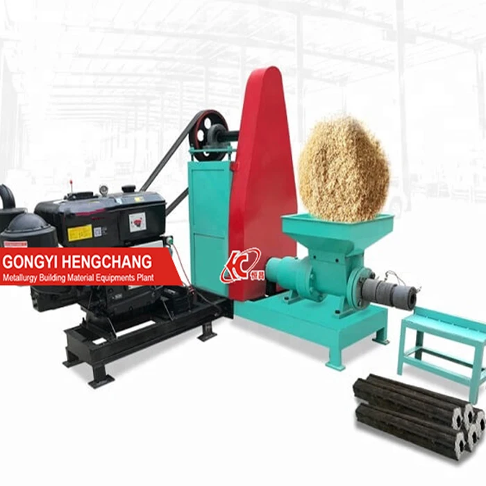 Customized Biomass Bamboo Wood Sawdust Screw Briquette Making Machine