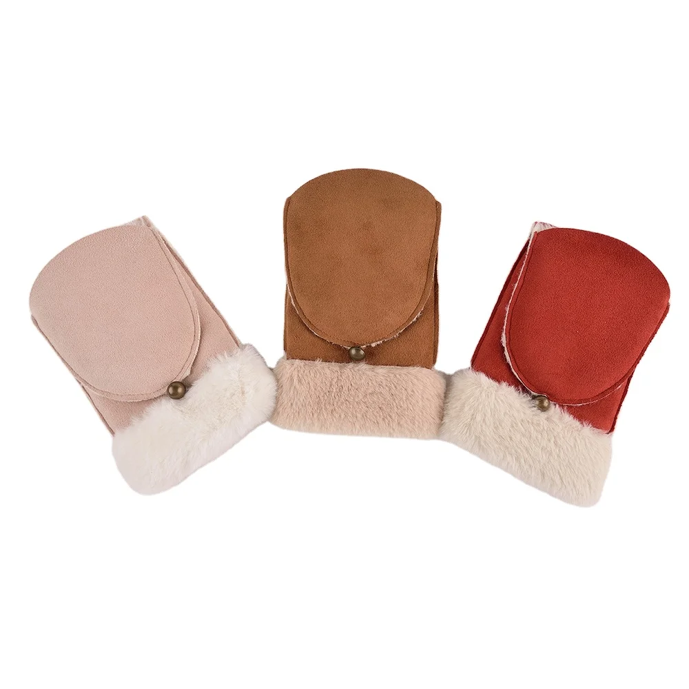 Kulanyane Touchscreen Gloves Windproof Warm Winter Mittens Wholesale Half Gloves And Mittens Down And Fleece Winter Mittens