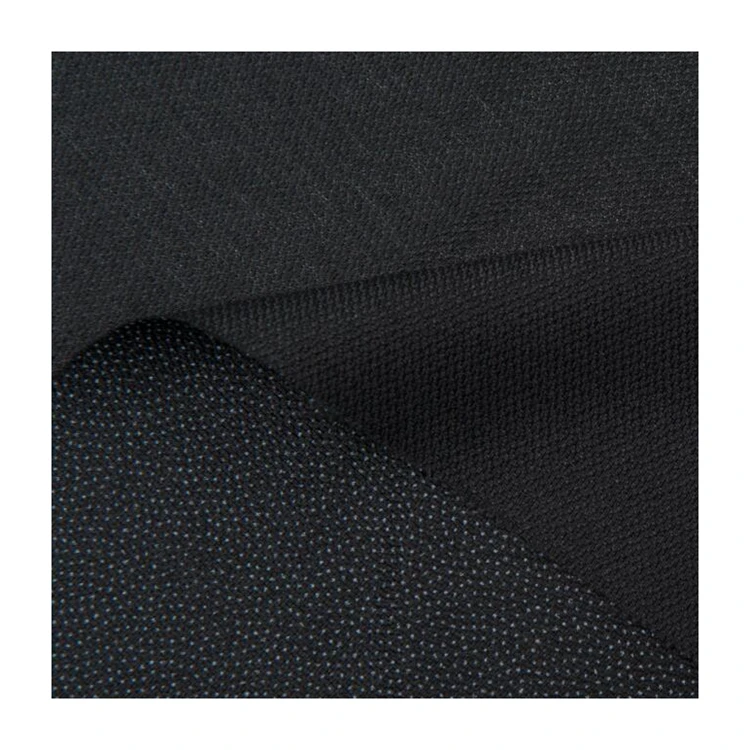 Interlining fabric manufacturer waterjet woven cheap price double dot fusing interlining fusible