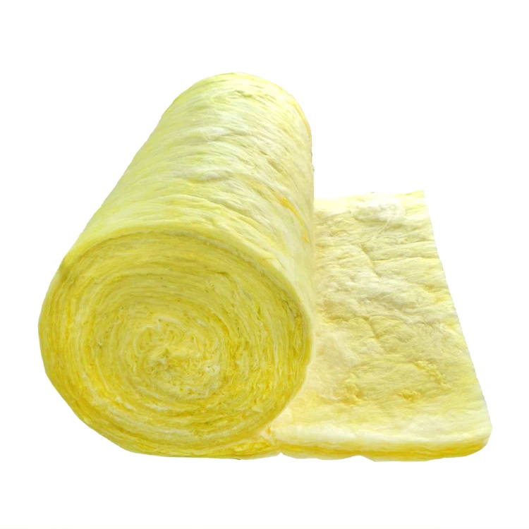 High quality heating glass wool rolls blanket thermal insulation