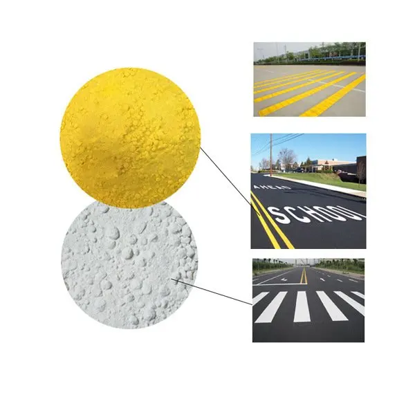 B86-2 Road Marking Paint traffic yellow red and white signing paint Hot melting paint for road
