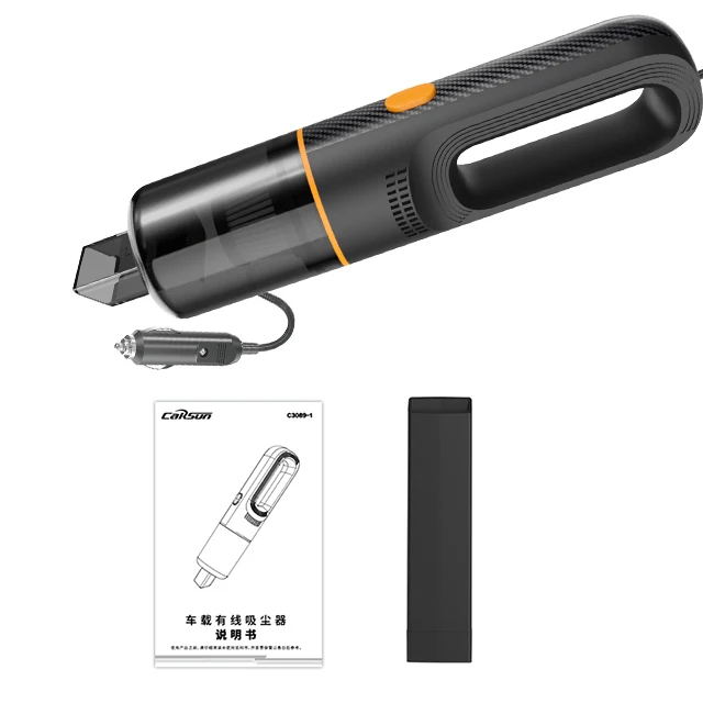 New Design Car Vacuum Cleaner Handheld 5000Pa 3M Cable Cigarette Lighter Plug Low Noise Portable Vacuum