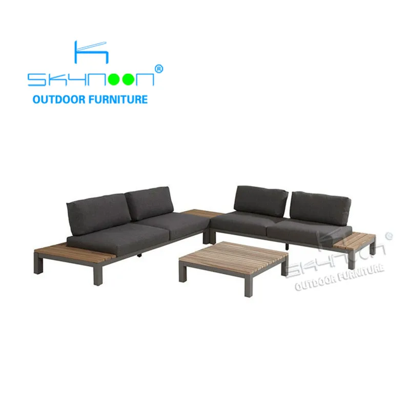 Modern designs outdoor lounge set morden style Comfortable outdoor sectional luxury garden sofa living room lounge set(62021)