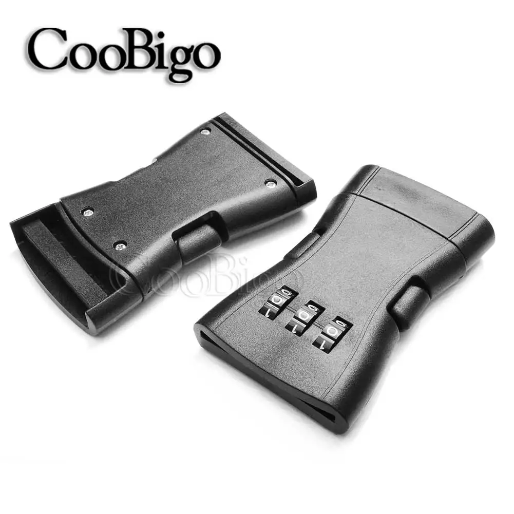 45mm Quick Side Release Buckle Webbing Password Safety Detach Buckles Outdoor Backpack Strap Luggage Bag Accessories #FLC416-45B