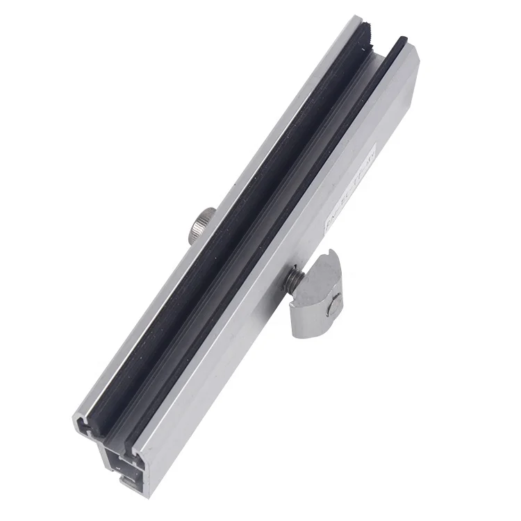 Wholesale excellent quality alsphat flat solar roof tiles photovoltaic mounting structure end clamp