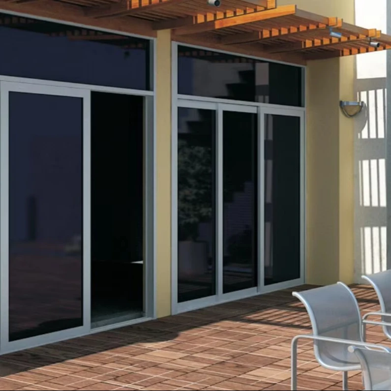 Modern Style Sliding Door Double Glazed Aluminum Sliding Door Glass And Windows For Balcony