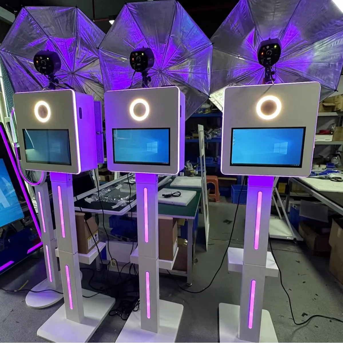 15.6 inches Portable New Product Selfie Photo Booth Table Top DSLR Photo Booth iPad Kiosk