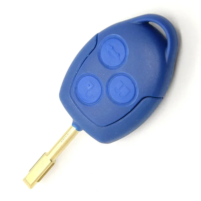 6C1T 15K601 AG Auto Remote 433MHz 4D63 Chip 6C1T15K601AG 3 Buttons Blue Replace Car Key For Ford Transit MK7 2006-2014