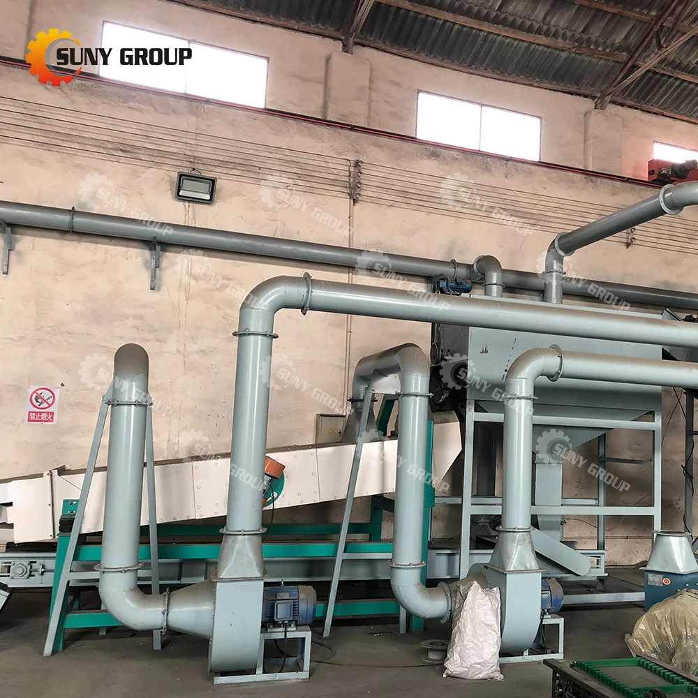 Black Mass Recovery Scrap Lithium Battery Recycling Machine Waste Soft Lithium Battery Crushing Separating Equipment