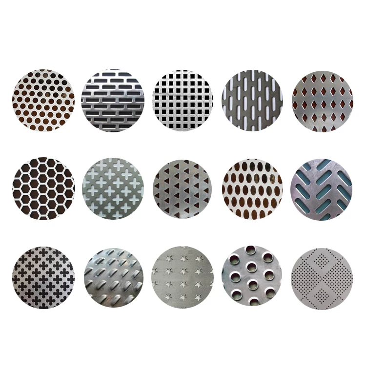 best price round hole long hole stainless steel flexible thin perforated metal sheet