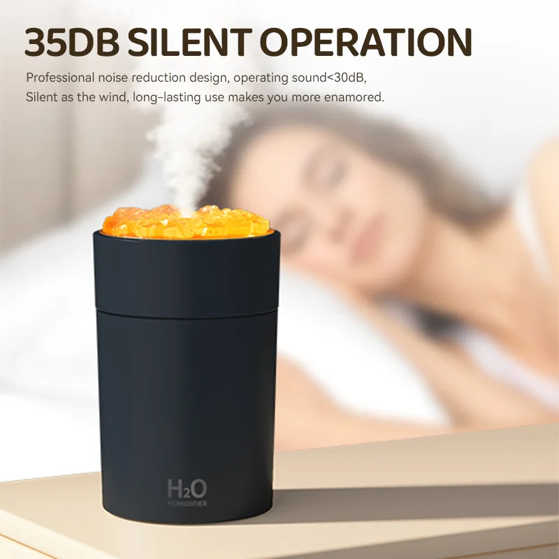 220ml Mini Portable Led Light Humidifier H2o H20 Spray Ultrasonic Atomizer Cool Mist Car Usb home Air Humidifier