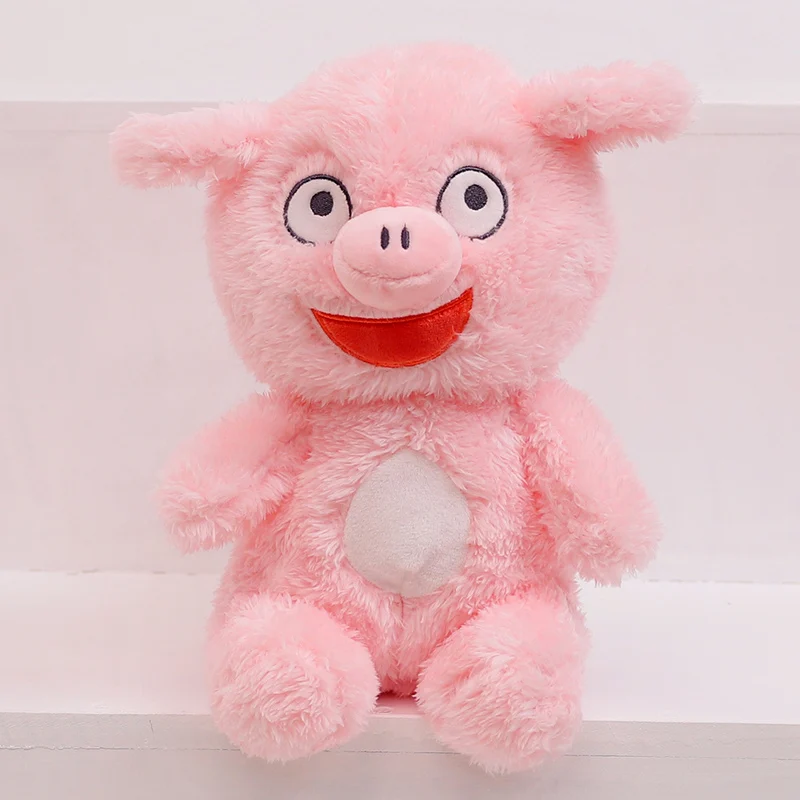 Diverse Design Rabbit/Bear/Chicken/Frog/Pig With Whimsical Expressions Plush Toy Lifelike Sitting Animal Stuffed Toy Funny Gifts