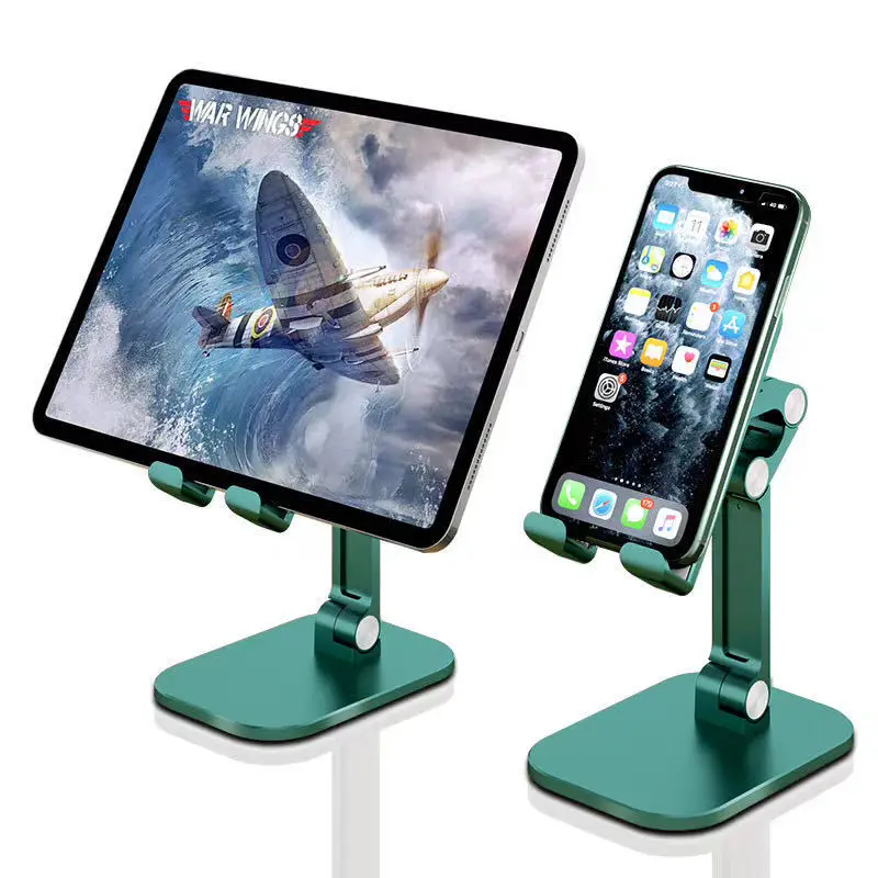 Складной ленивый Настольный держатель для сотового телефона iPad планшета мобильного из алюминиевого сплава настольная