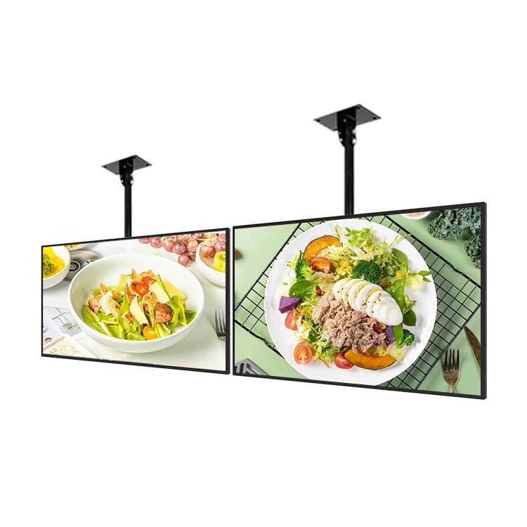 32 43 50 55 4K HD Tablettes Menu Digital Display Screen Restaurant Hanging Digital Menu Board Displayer Lcd Digital Menu Board