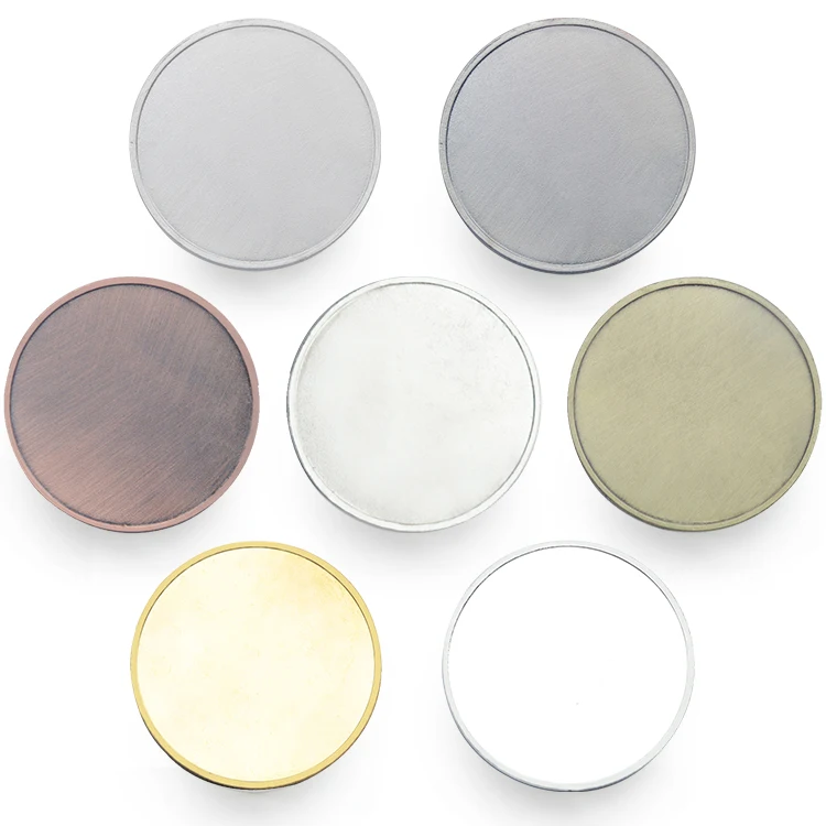 Wholesale Metal Plated Blank 1oz Silver 999 Pure Coins