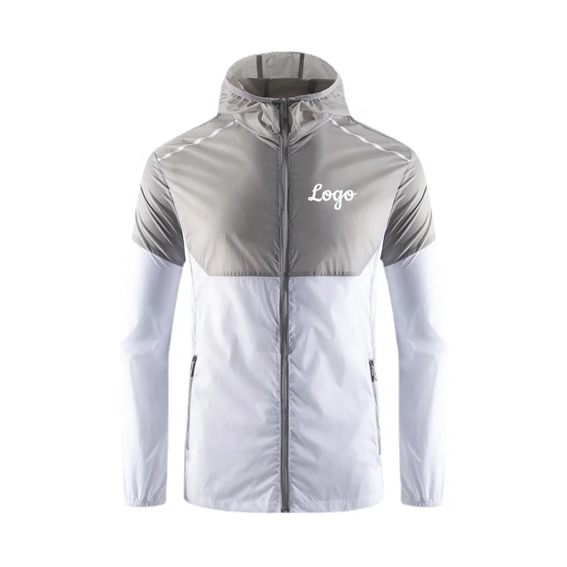 Wholesale Custom Light Weight Outdoor Windbreaker Men Waterproof Running Casual Sports Jacket For Men