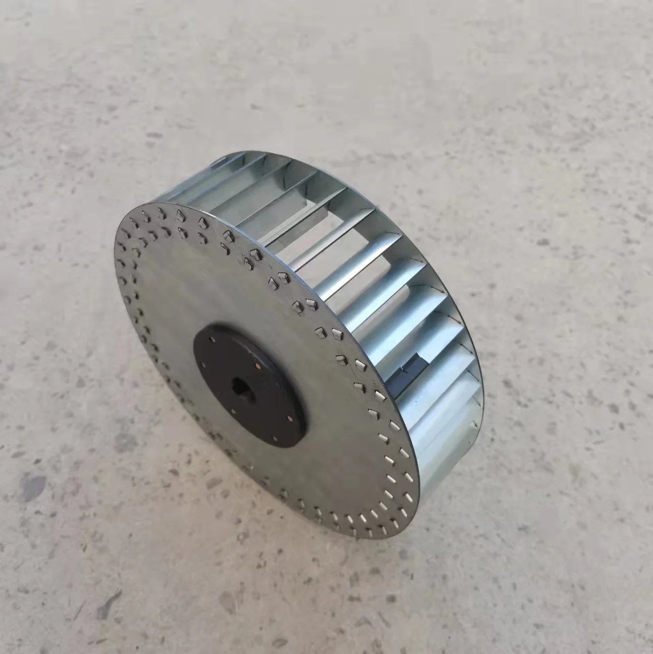 Aluminum centrifugal axial flow fan coil blades blower motor impeller