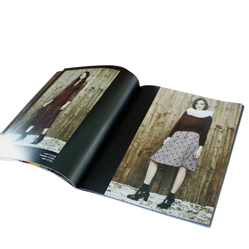 High-end products lookbook by customized design and printing service